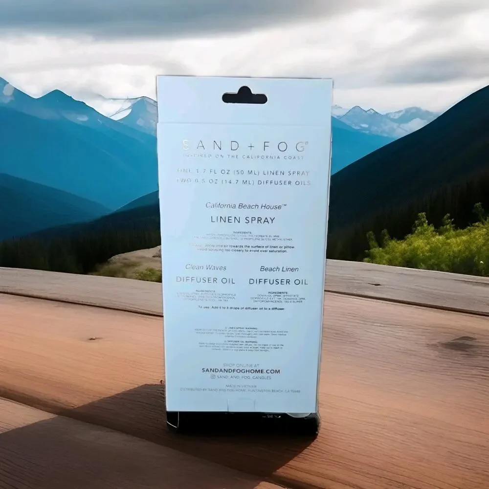 Sand and Fog Diffuser Oils Linen Spray Diffuser Oils